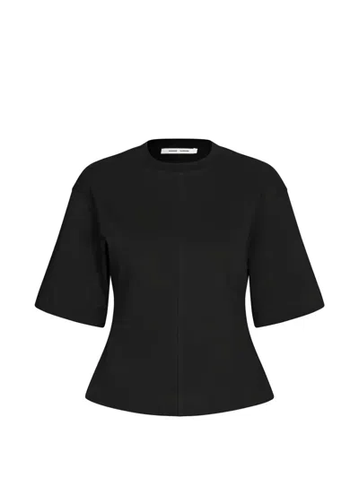 Samsoe & Samsoe Sadisas Short-sleeve T-shirt In Black