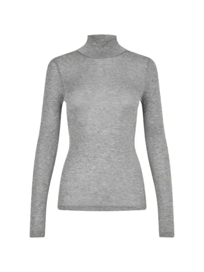 Samsoe & Samsoe Sadou Long-sleeve T-shirt In Gray
