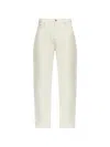 Samsoe & Samsoe Saeddie Belt-loop Pocket Jeans In Neutral