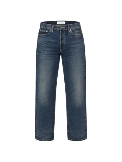 Samsoe & Samsoe Saeddie Straight-leg Jeans In Black