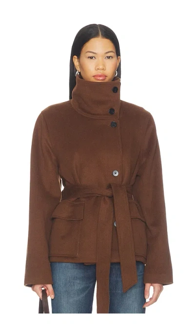 Samsoe & Samsoe Sagia Jacket In Brown