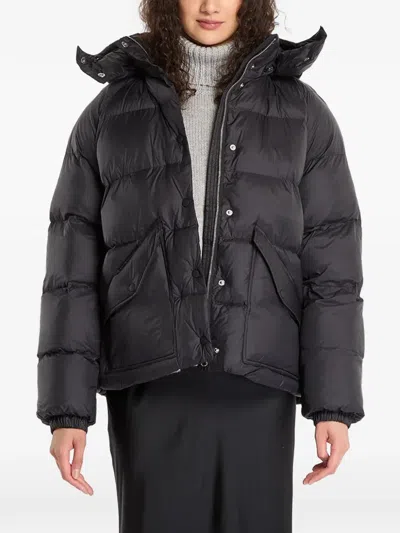 Samsoe & Samsoe Sahanay Quilted Padded Jacket In Black
