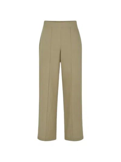 Samsoe & Samsoe Sahani Pintuck-detail Trousers In Green