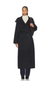Samsoe & Samsoe Coat Samsoe Samsoe Woman Color Brown In Black
