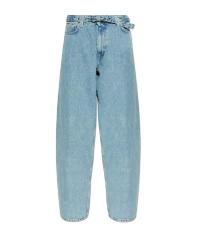 SAMSOE & SAMSOE SAHARPER BELTED DENIM JEANS