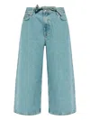 Samsoe & Samsoe Saharper Wide-leg Jeans In Blue