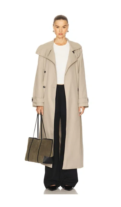 Samsoe & Samsoe Sahayes Coat In Brown