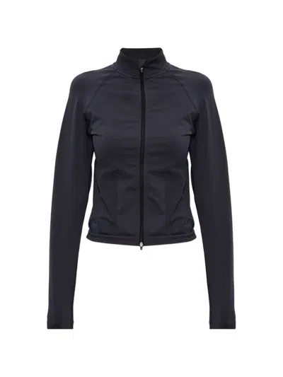 Samsoe & Samsoe Sairisribbed Raglan-sleeve Sweatshirt In Blue