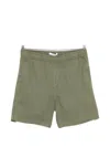Samsoe & Samsoe Sajabari Elasticated Shorts In Green