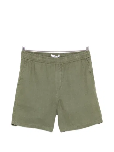 Samsoe & Samsoe Sajabari Elasticated Shorts In Green
