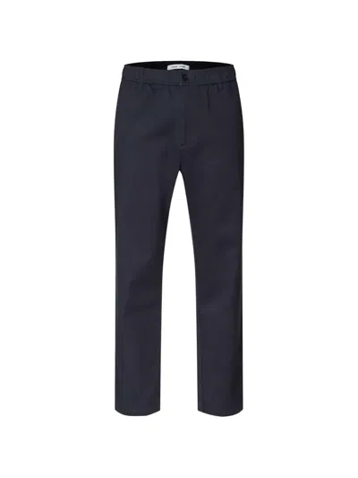 Samsoe & Samsoe Sajabari Fly P Elasticated-waistband Trousers In 블루