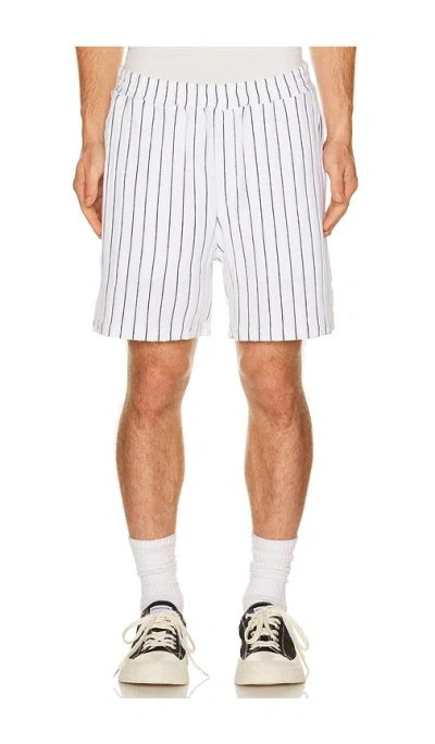 Samsoe & Samsoe Sajabari Shorts In Skywriting Stripe