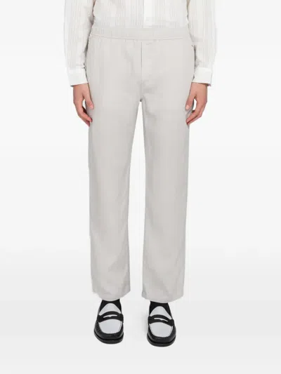 Samsoe & Samsoe Sajabari X Elasticated-waistband Trousers In Gray