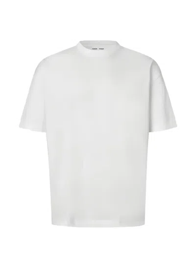 Samsoe & Samsoe Sajason T-shirt In 화이트