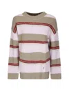 Samsoe & Samsoe Sajeanne Horizontal-stripe Sweater In Multi