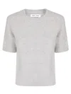 Samsoe & Samsoe Sajeanne Knitted Top In Gray