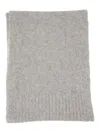 Samsoe & Samsoe Sajeanne Knitted Scarf In Gray