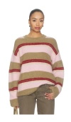Samsoe & Samsoe Sajeanne Horizontal-stripe Sweater In Multi