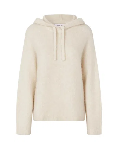 SAMSOE & SAMSOE SAJEANNE SWEATSHIRT IN CLEAR CREAM