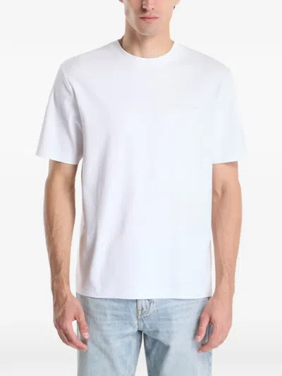 Samsoe & Samsoe Sajesper Logo-embroidered T-shirt In Pink