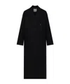 Samsoe & Samsoe Sajill Double-breasted Coat In Black