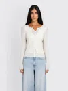 Samsoe & Samsoe Sajose Cardigan In White