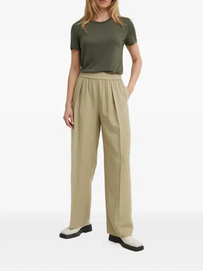 Samsoe & Samsoe Sajulia Pleated Trousers In Neutral