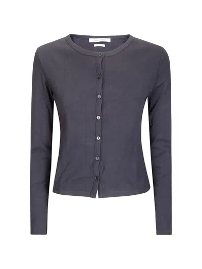 Samsoe & Samsoe Sajunes Button-up Cardigan In Gray