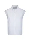 Samsoe & Samsoe Sakaila Zip Vest In White