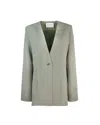 Samsoe & Samsoe Sakitra 15545 Green Blazer In Green