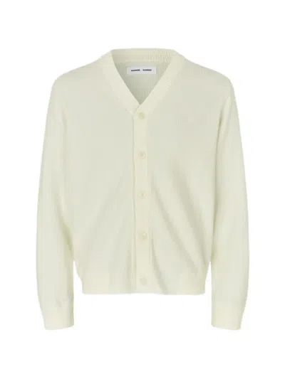 Samsoe & Samsoe Saklas V-neck Cardigan In Neutral