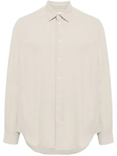 Samsoe & Samsoe Saliam Fx Cotton Shirt In 中性色