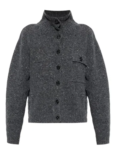 SAMSOE & SAMSOE SALOIS BUTTON-FASTENING CARDIGAN