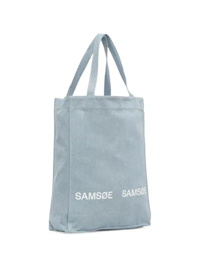 Samsoe & Samsoe Saluca Tote Bag In Purple