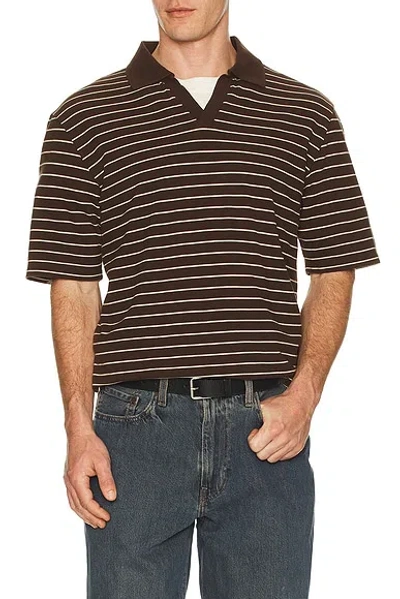 SAMSOE & SAMSOE SAMAC V-NECK POLO