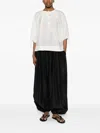 Samsoe & Samsoe Samateran Tie-neckline Blouse In White