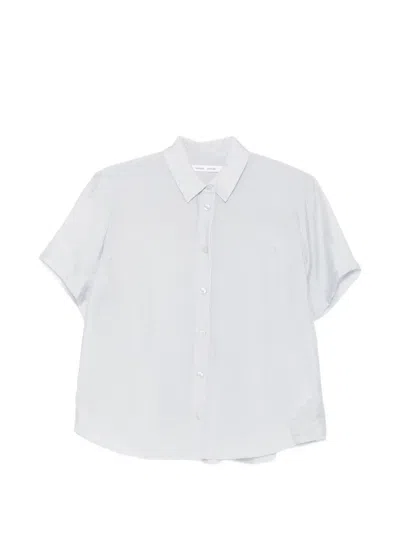 Samsoe & Samsoe Samina Short-sleeve Shirt In Blue