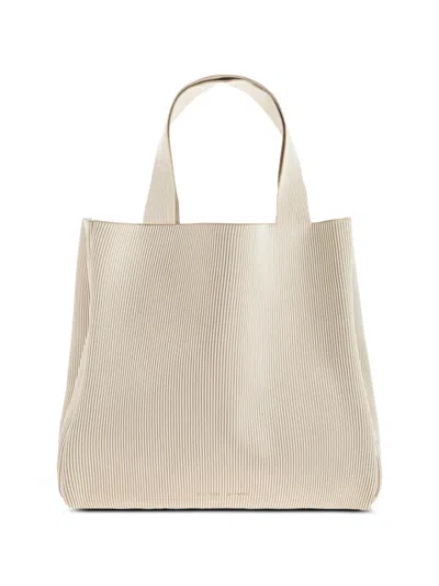 Samsoe & Samsoe Samira Ribbed-knit Shouder Bag In Neutral