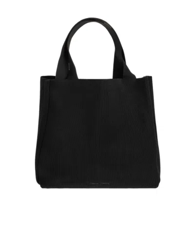 SAMSOE & SAMSOE SAMIRA RIBBED-KNIT SHOULDER BAG