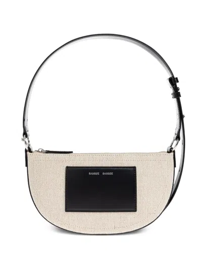 Samsoe & Samsoe Samoon Logo-embossed Shoulder Bag In Neutral