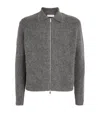 Samsoe & Samsoe Samsøe Samsøe Alpaca-blend Sajob Zip-up Cardigan In Grey