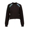 Samsoe & Samsoe Savala Logo-knit Bomber Jacket In Brown
