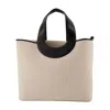Samsoe & Samsoe Samsøe Samsøe Cotton Canvas Shopper Tote Bag In Beige