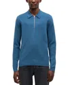 Samsoe & Samsoe Samse Samse Guna Half Zip Sweater In Blue