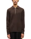Samsoe & Samsoe Samse Samse Guna Half Zip Sweater In Brown