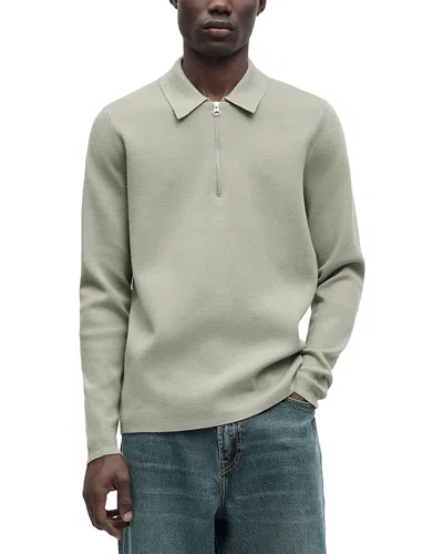 Samsoe & Samsoe Samse Samse Guna Half Zip Sweater In Green