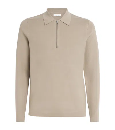 Samsoe & Samsoe Samsøe Samsøe Guna Half-zip Sweater In Beige