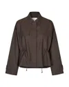 Samsoe & Samsoe Salixa 14930 Jacket In Black Coffee In Brown