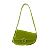 Samsoe & Samsoe Samsøe Samsøe Leather Shoulder Bag In Green