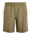 Samsoe & Samsoe Samsøe Samsøe Linen-cotton Smith Shorts In Brown